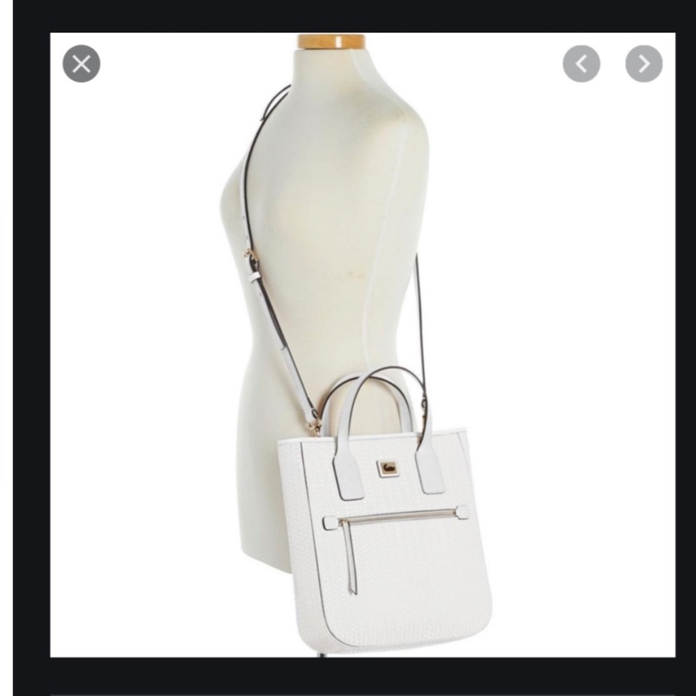 Dooney and Bourke Camden Woven Handle Tote